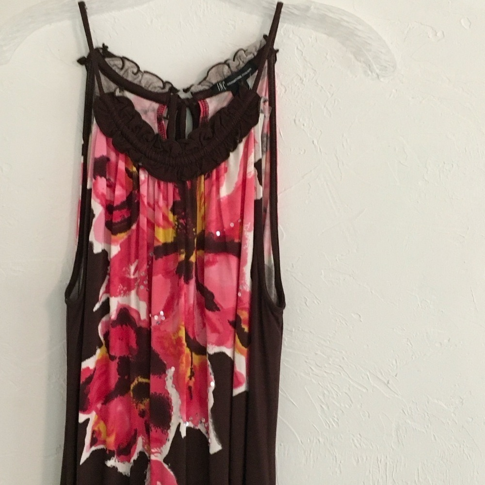 INC International Concepts Floral Tie Dye Dress Large NWT - Picture 5 of 12